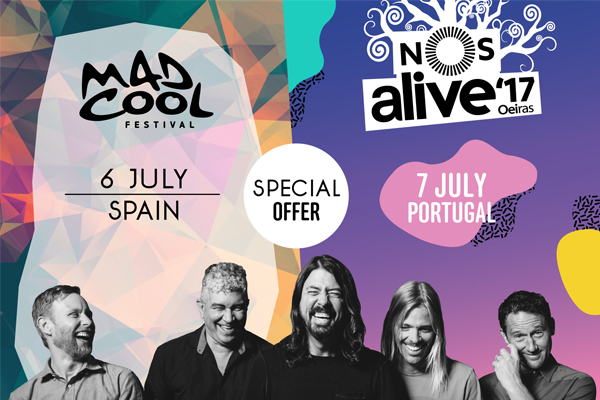 Oportunidad única para los fans de Foo Fighters en Madrid y Lisboa