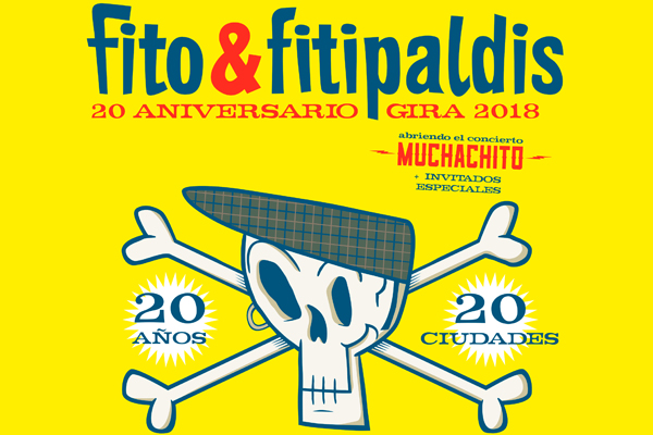 20 años, 20 ciudades: Fito & Fitipaldis se embarcan en una nueva gira en 2018