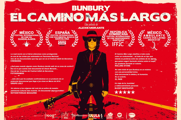 Bunbury comparte el documental “El camino más largo” de forma gratuita